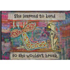 TREE FREE GREETING CARD SHE LEARNED TO BEND